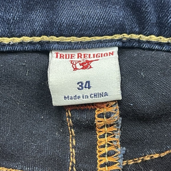 True Religion Jennie Women's 34x28 Jeans Skinny Stretch Denim Mid Rise Classic - Picture 3 of 8
